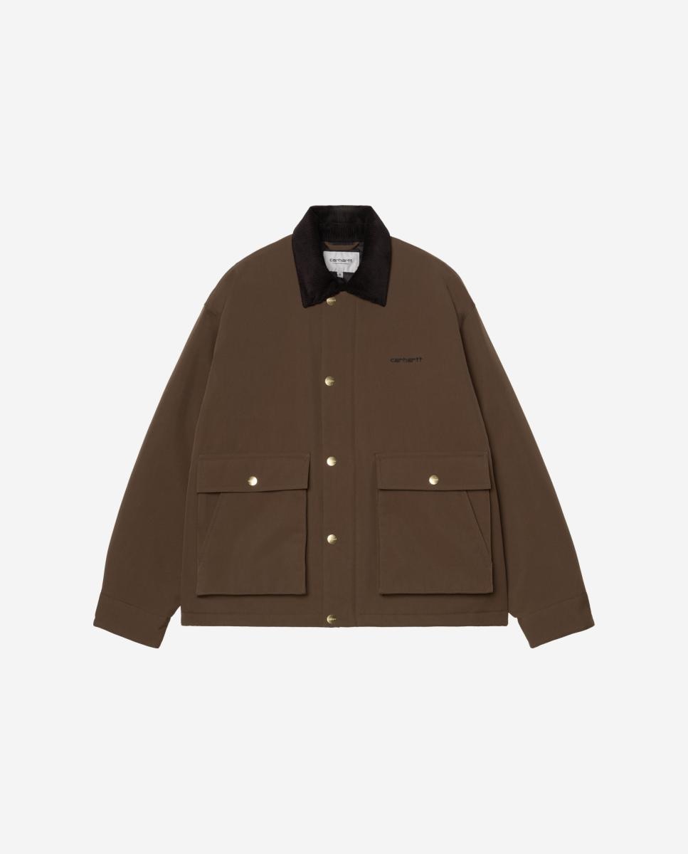 Cazadora de hombre Quentin Jacket - Carhartt WIP - Marrón Marrón-1