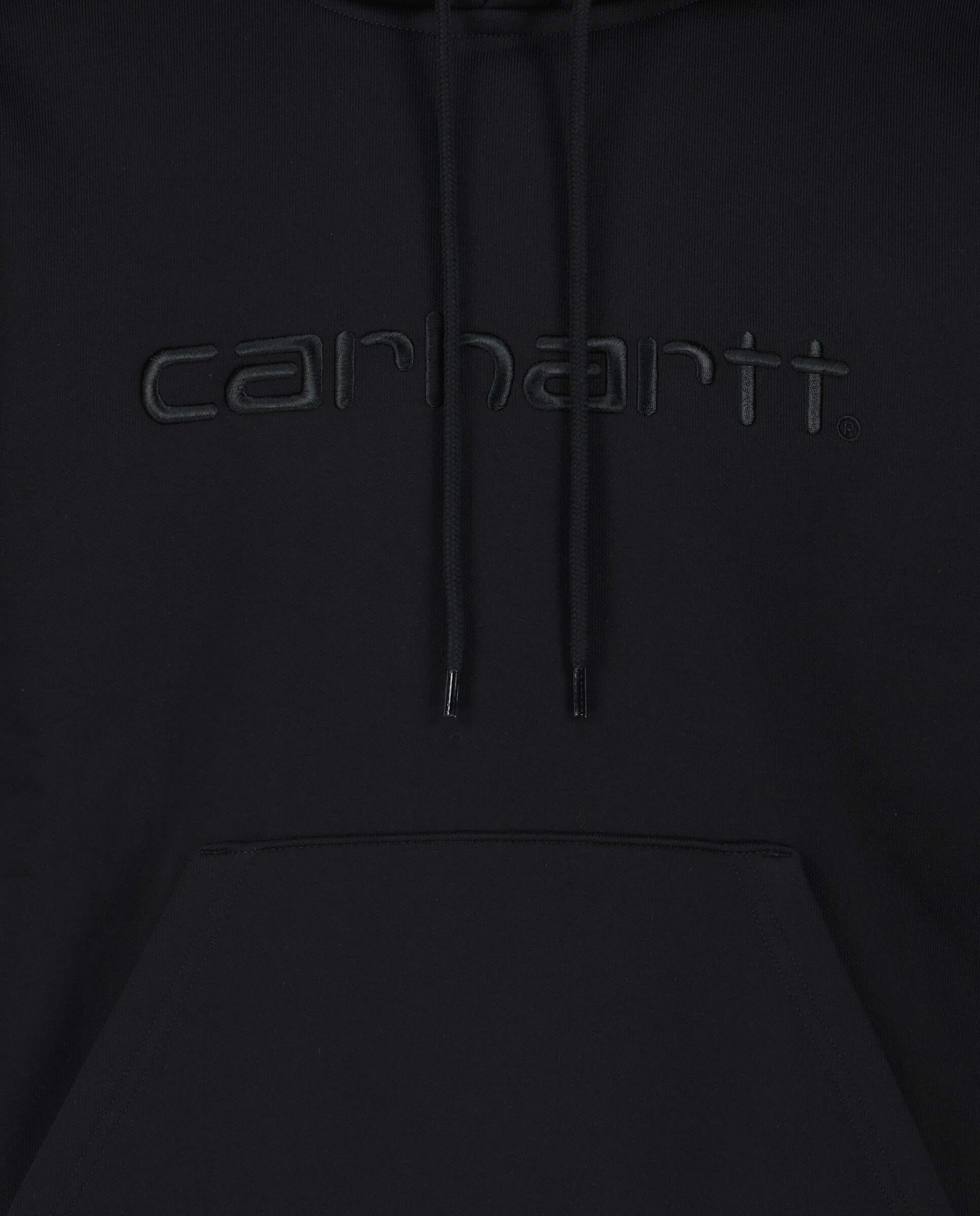 Sweatshirt com Capuz e Logótipo Bordado Preto-5