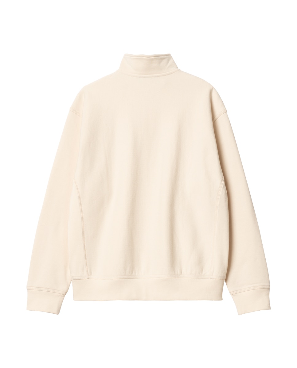 Sweatshirt de Meio Fecho de Correr e Corte Relaxed Branco-7