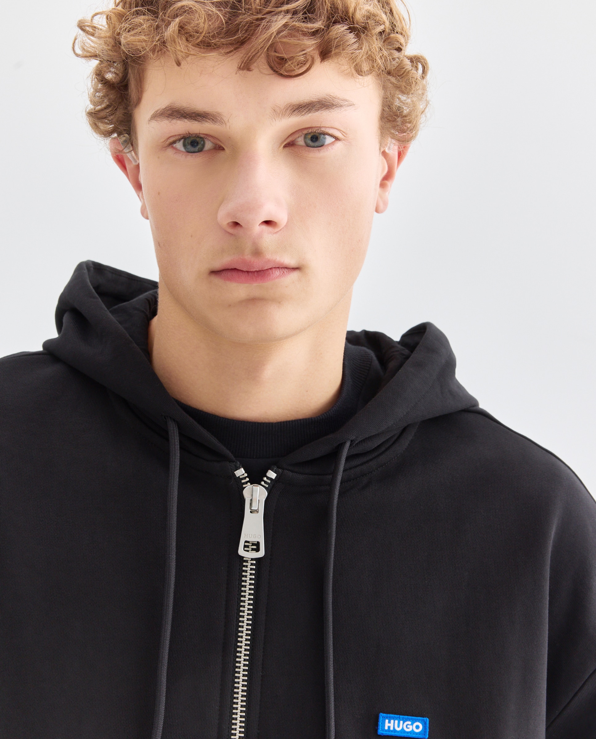 Sweatshirt de Manga Comprida Preto-2