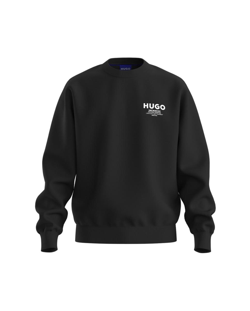 Sudadera manga larga de hombre - Hugo - Negro Negro-1