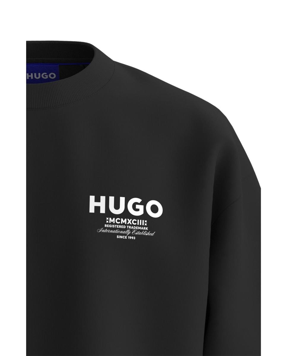 Sudadera manga larga de hombre - Hugo - Negro Negro-4