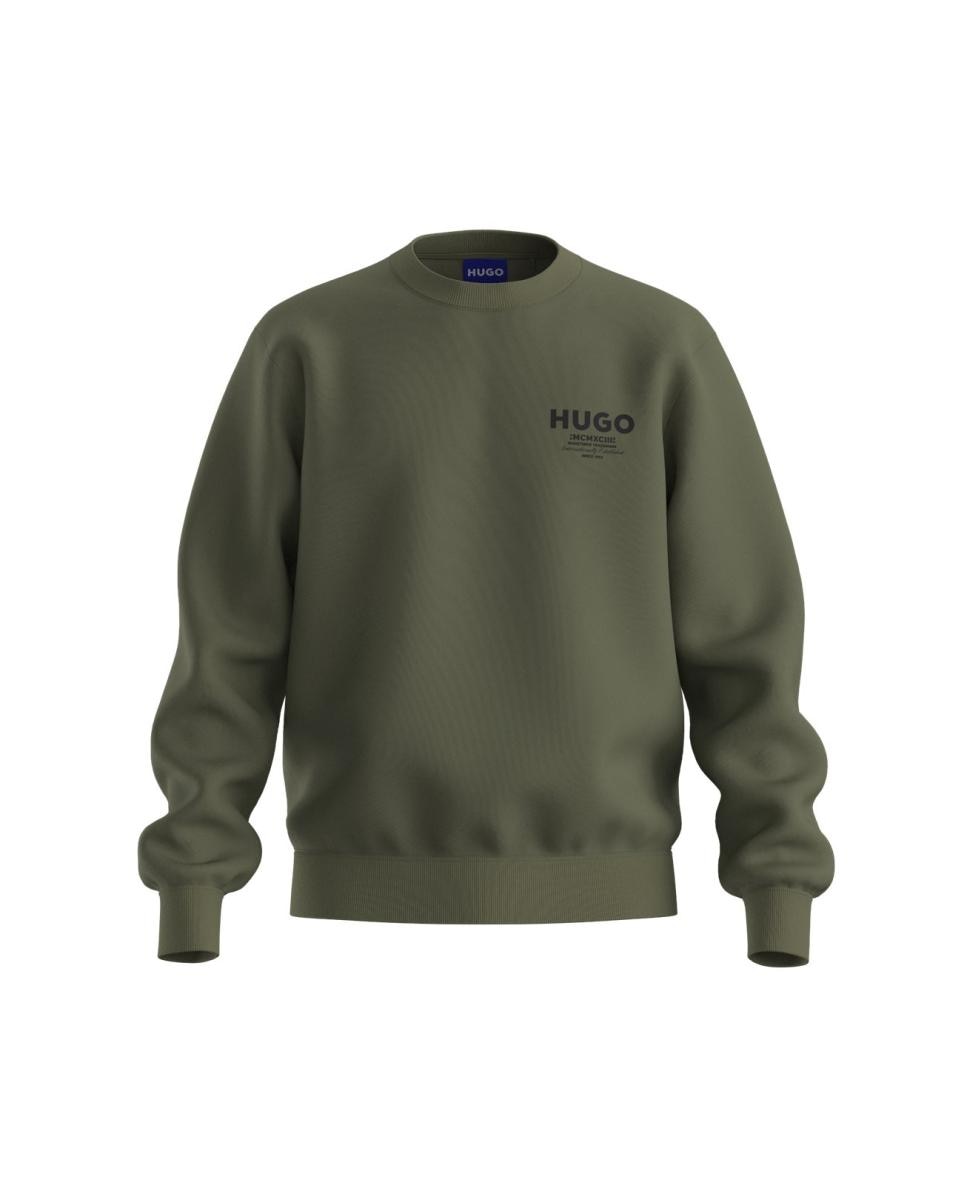 Sudadera manga larga de hombre - Hugo - Verde Verde-1