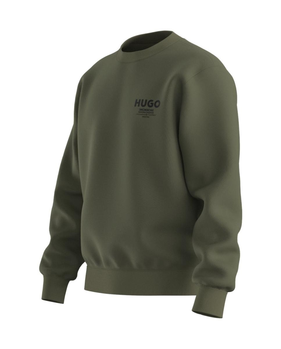 Sudadera manga larga de hombre - Hugo - Verde Verde-3