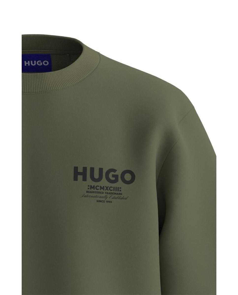 Sudadera manga larga de hombre - Hugo - Verde Verde-4