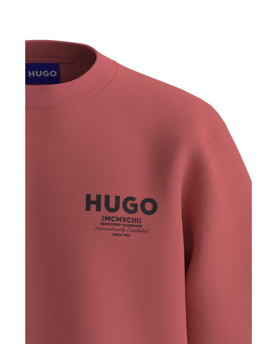 Sweatshirt de Manga Comprida Rosa-4