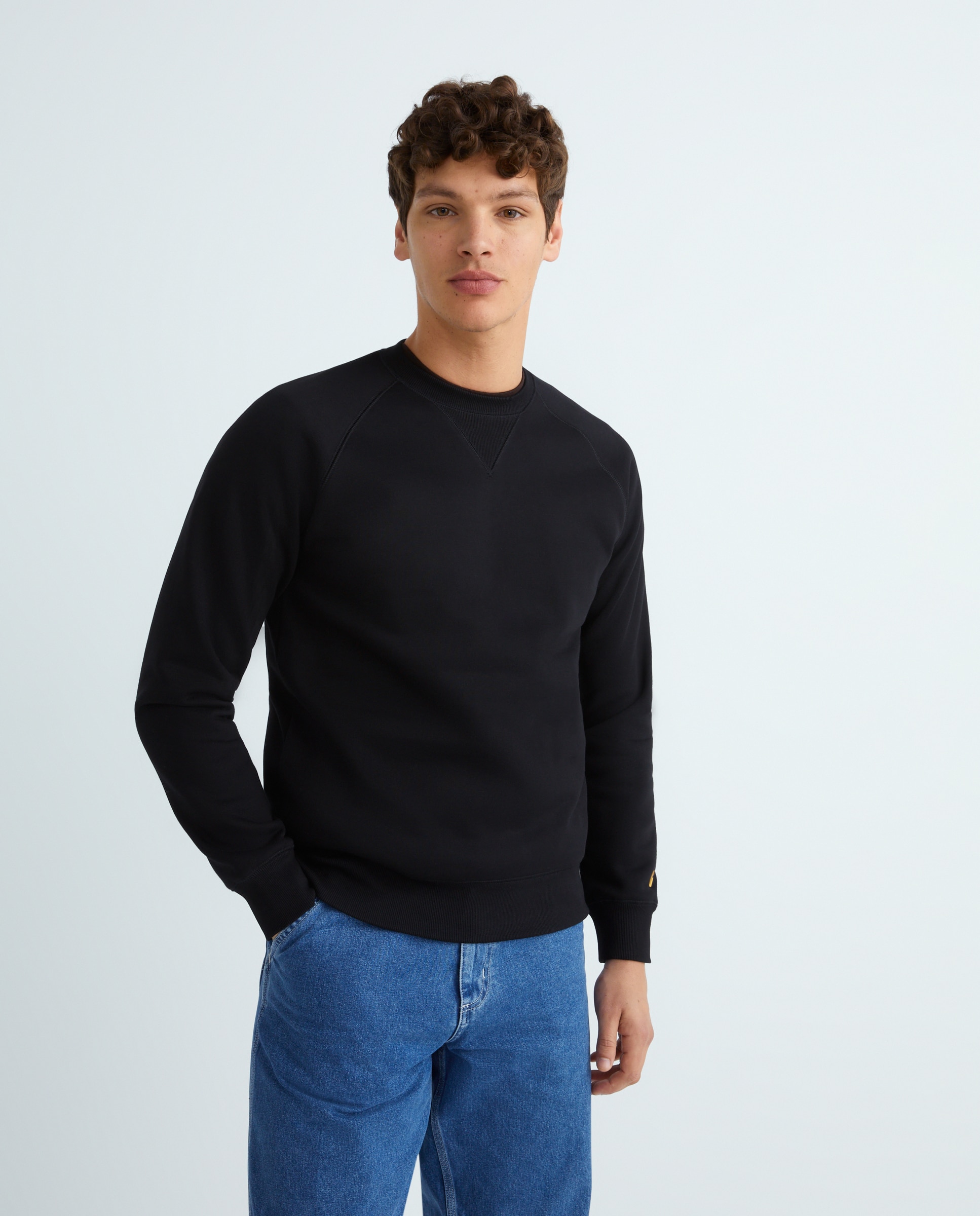 Imagem 0 de Sweatshirt Regular Fit com Decote Redondo