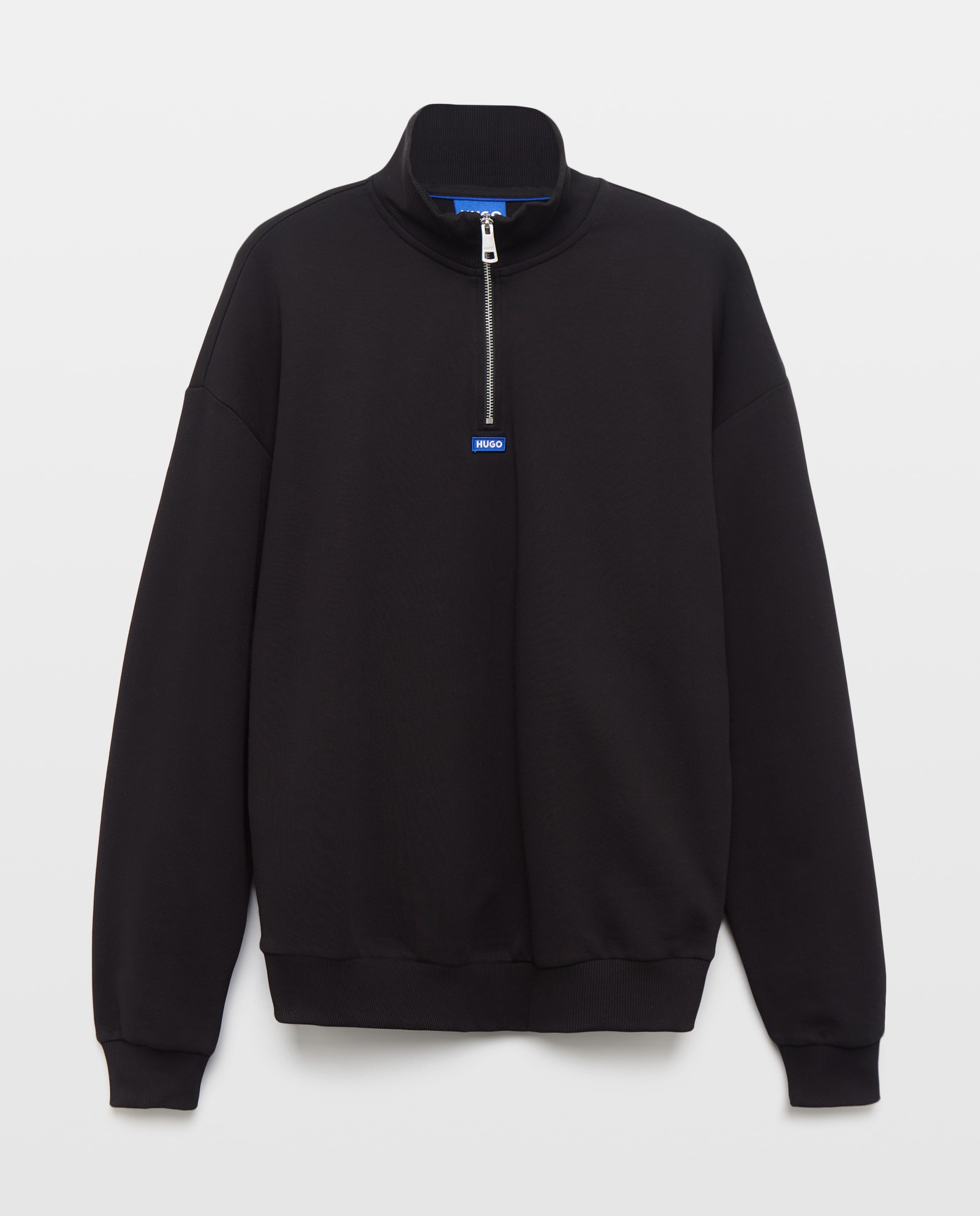 Sweatshirt de Manga Comprida Preto-4