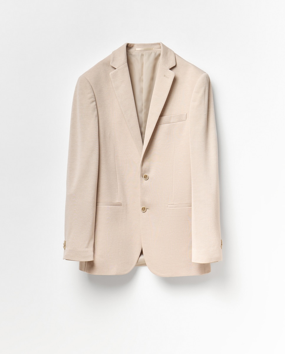 Blazer em Jersey Cru-6