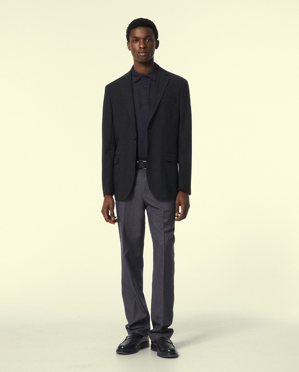 Blazer de Fato Preto-2