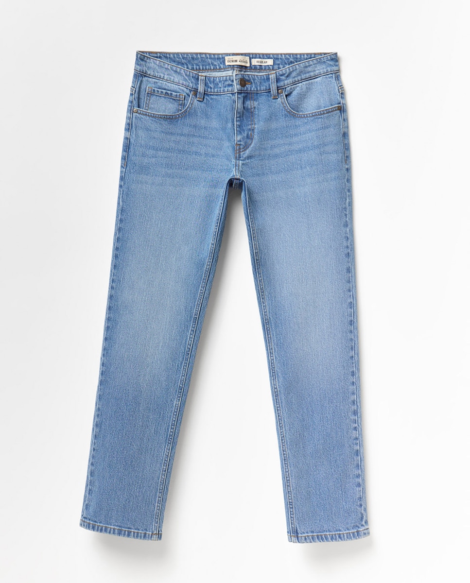 Jeans Regular Azul-6