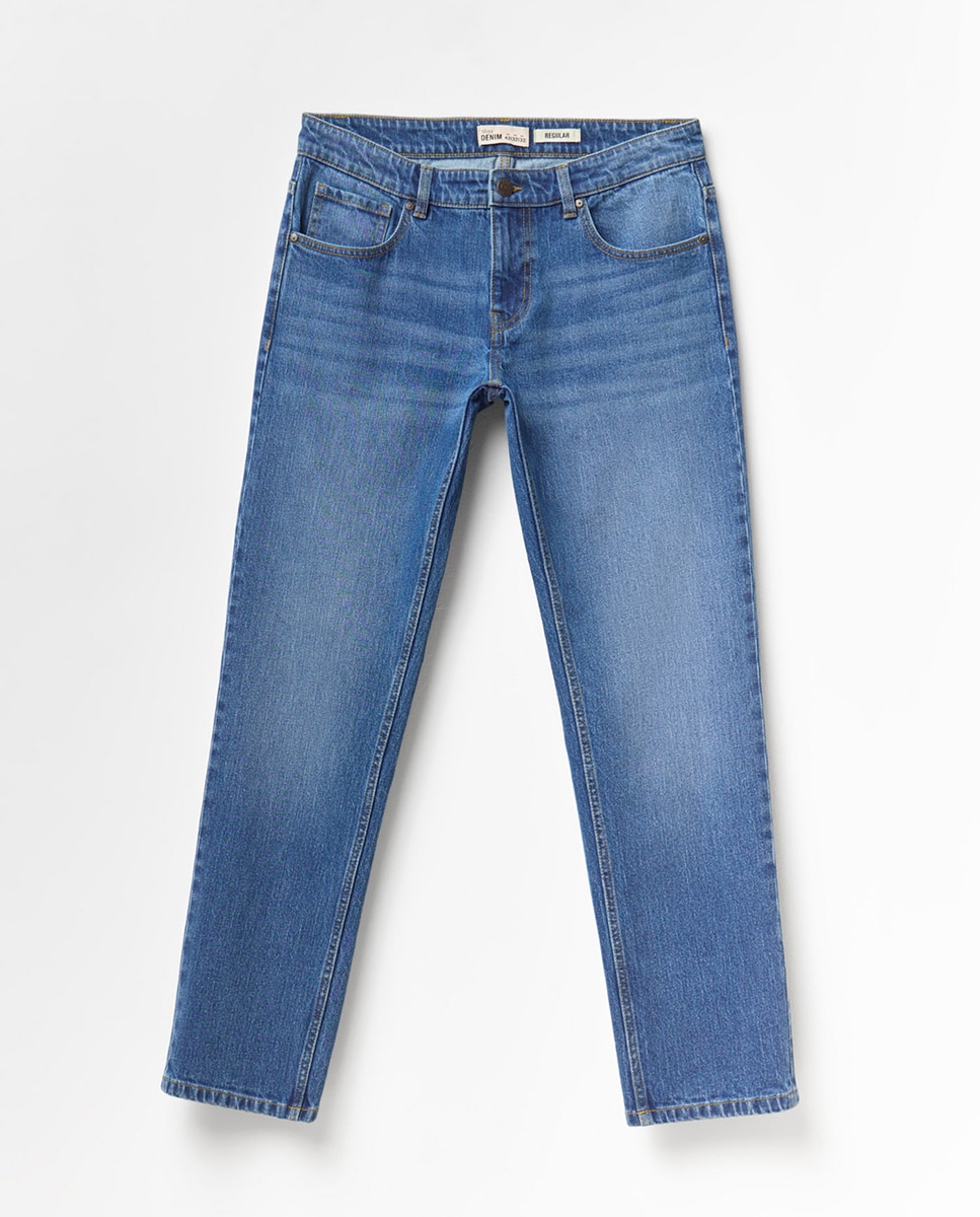Jeans Regular Azul-escuro-5