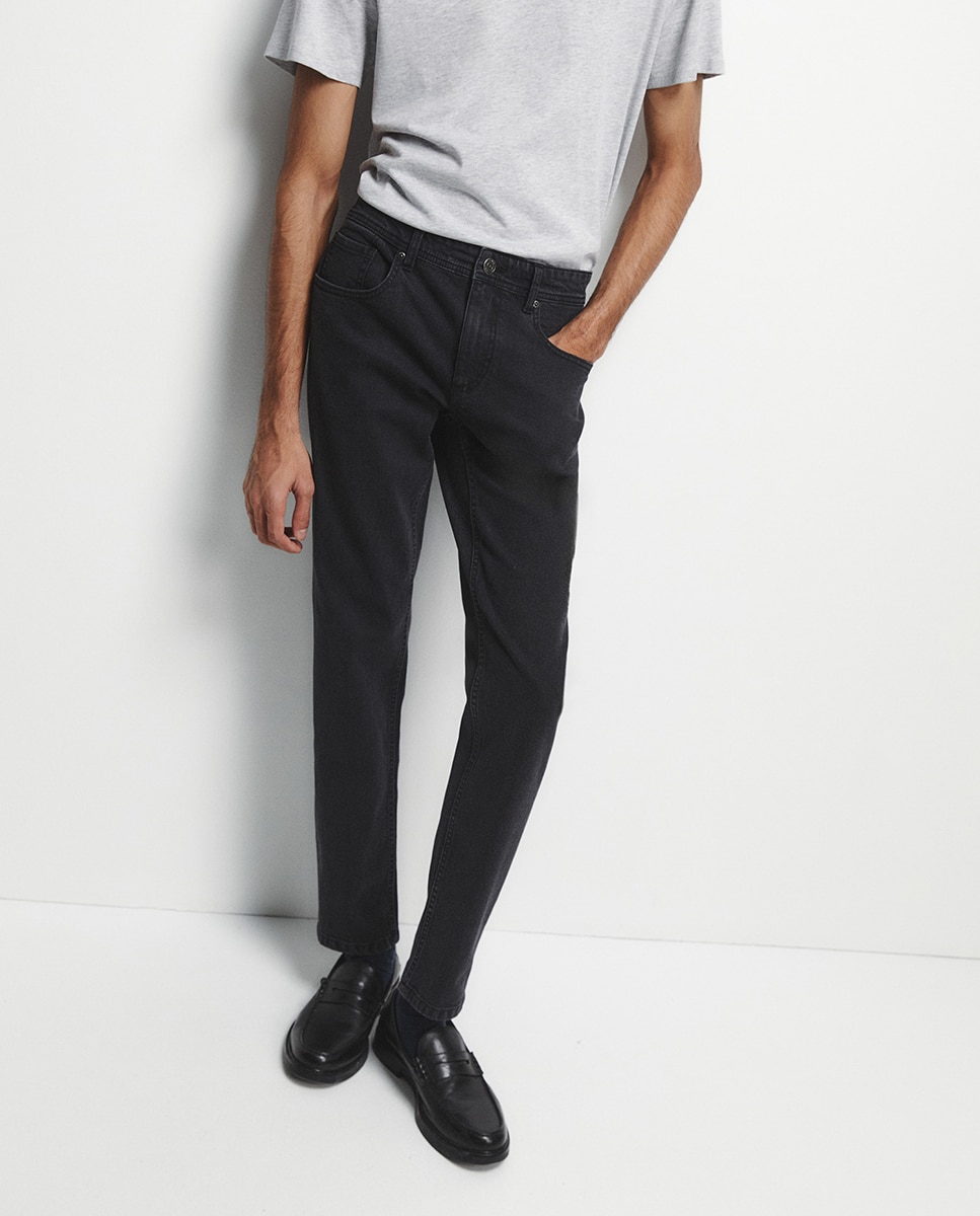 Jeans Slim Preto-2