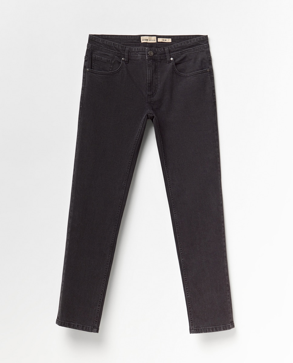 Jeans Slim Preto-5