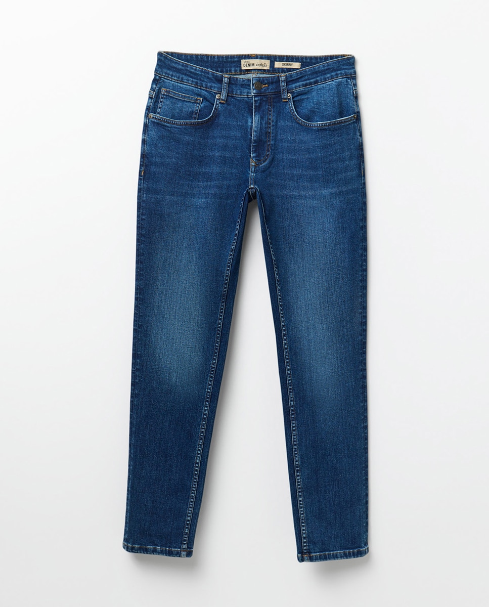 Jeans Skinny Azul Suave-7