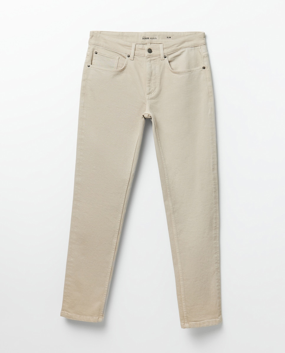 Jeans Slim 130 Marfim-6