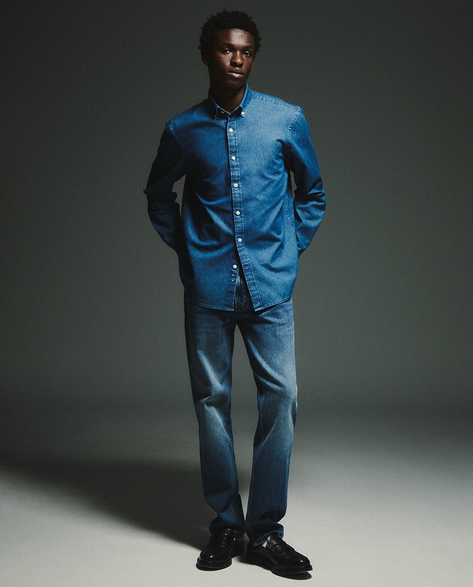 Imagen 1 de Denim regular - Sfera - Azul pálido Azul pálido