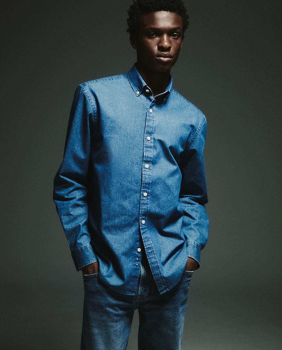 Imagen 3 de Denim regular - Sfera - Azul pálido Azul pálido