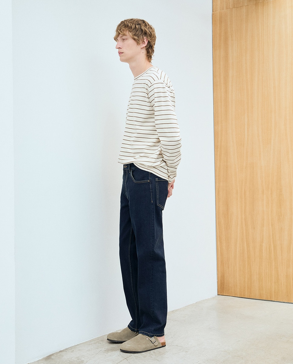 Jeans Straight Índigo-4