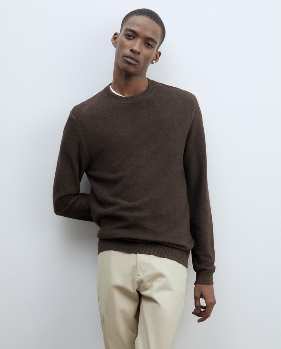 Calças Chino Slim Cru-4