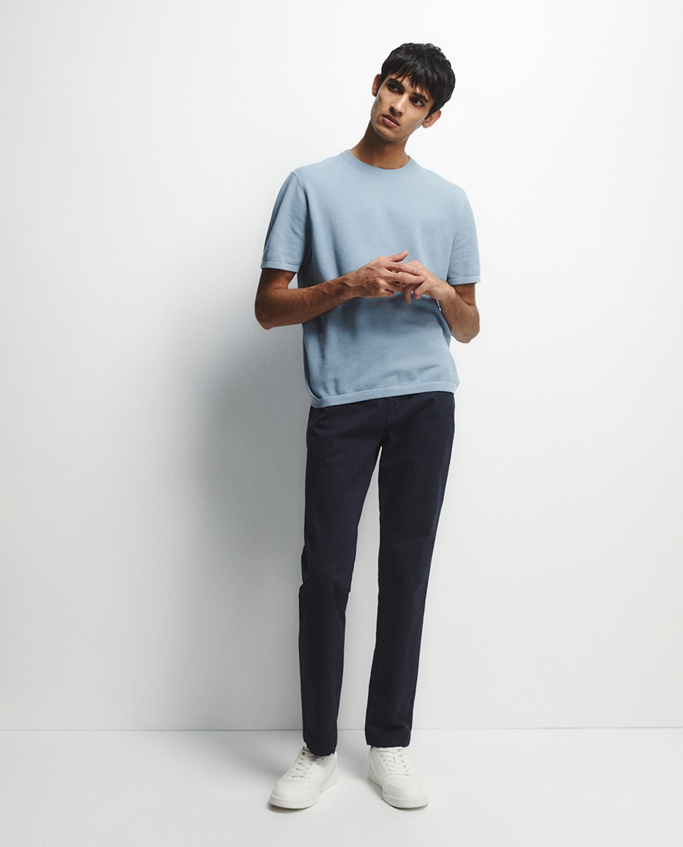 Sfera - Pantalón chino slim.