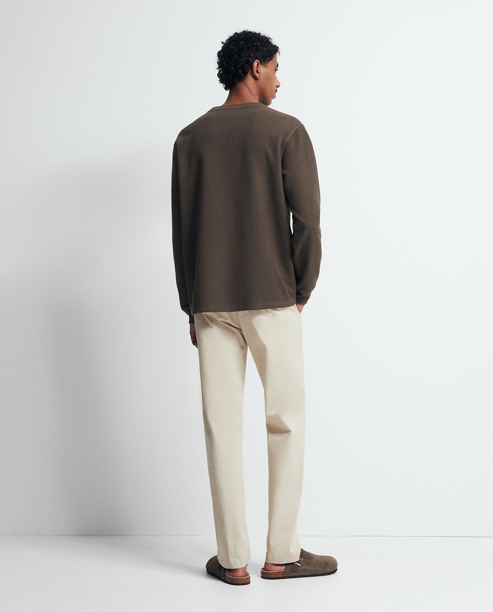 Pantalón chino regular - Sfera - 850 Piedra 850 Piedra-4