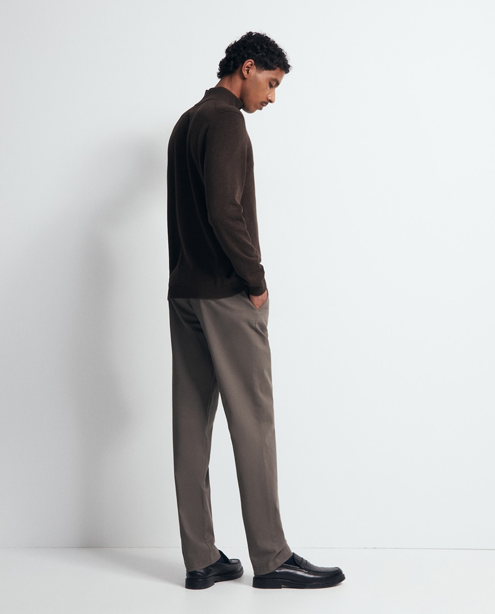 Pantalón chino regular - Sfera - 830 Antracita 830 Antracita-4