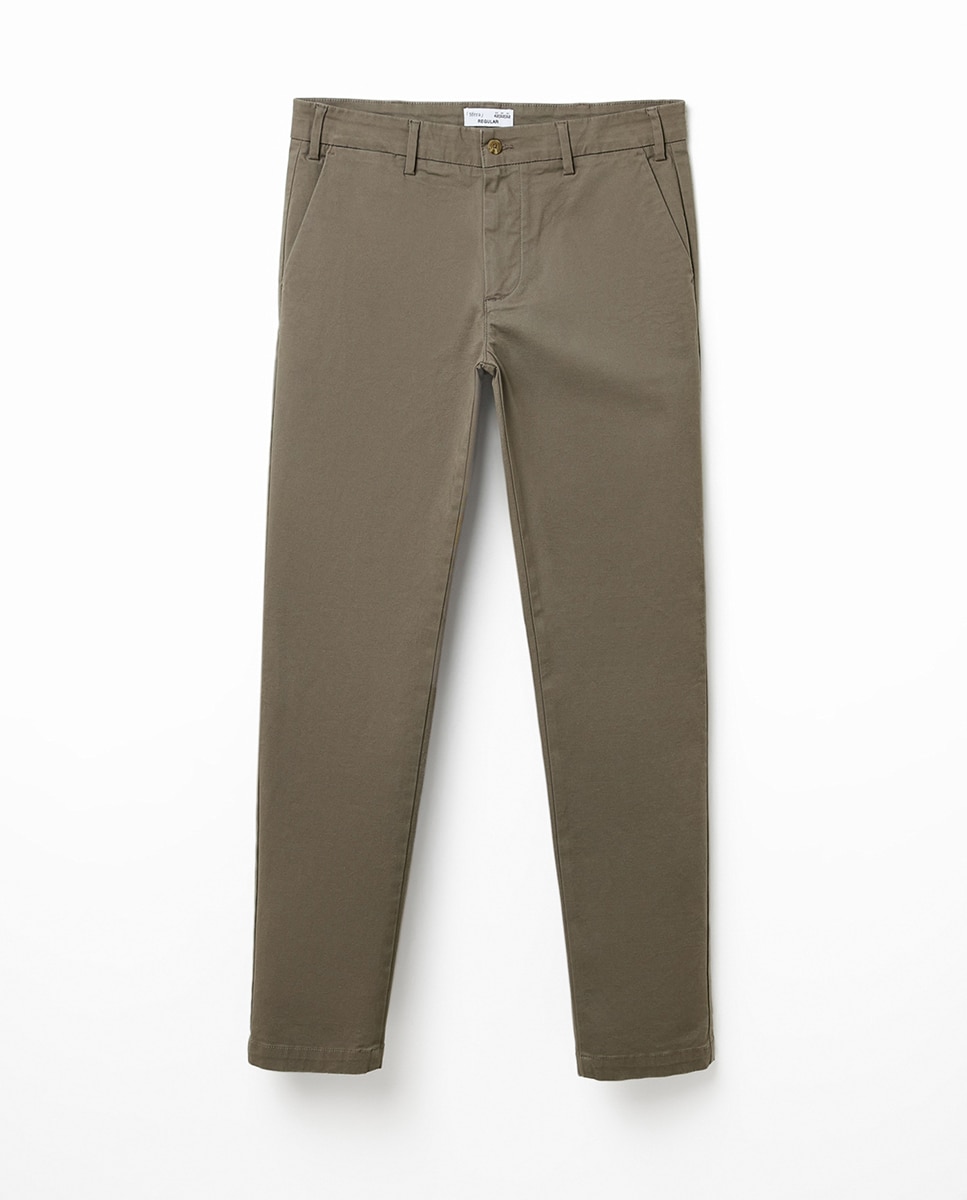 Pantalón chino regular - Sfera - 830 Antracita 830 Antracita-5