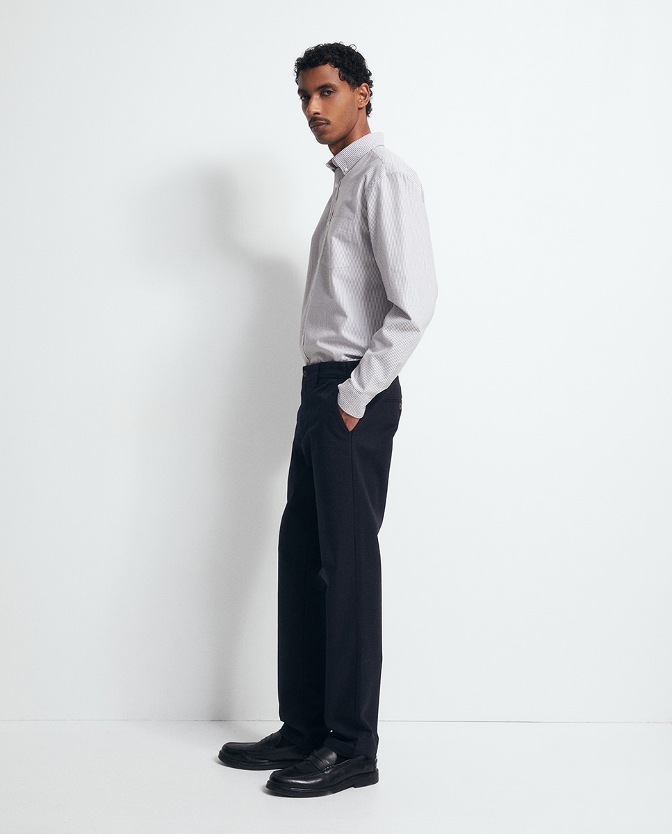 Pantalón chino regular - Sfera - Azul marino Azul marino-3