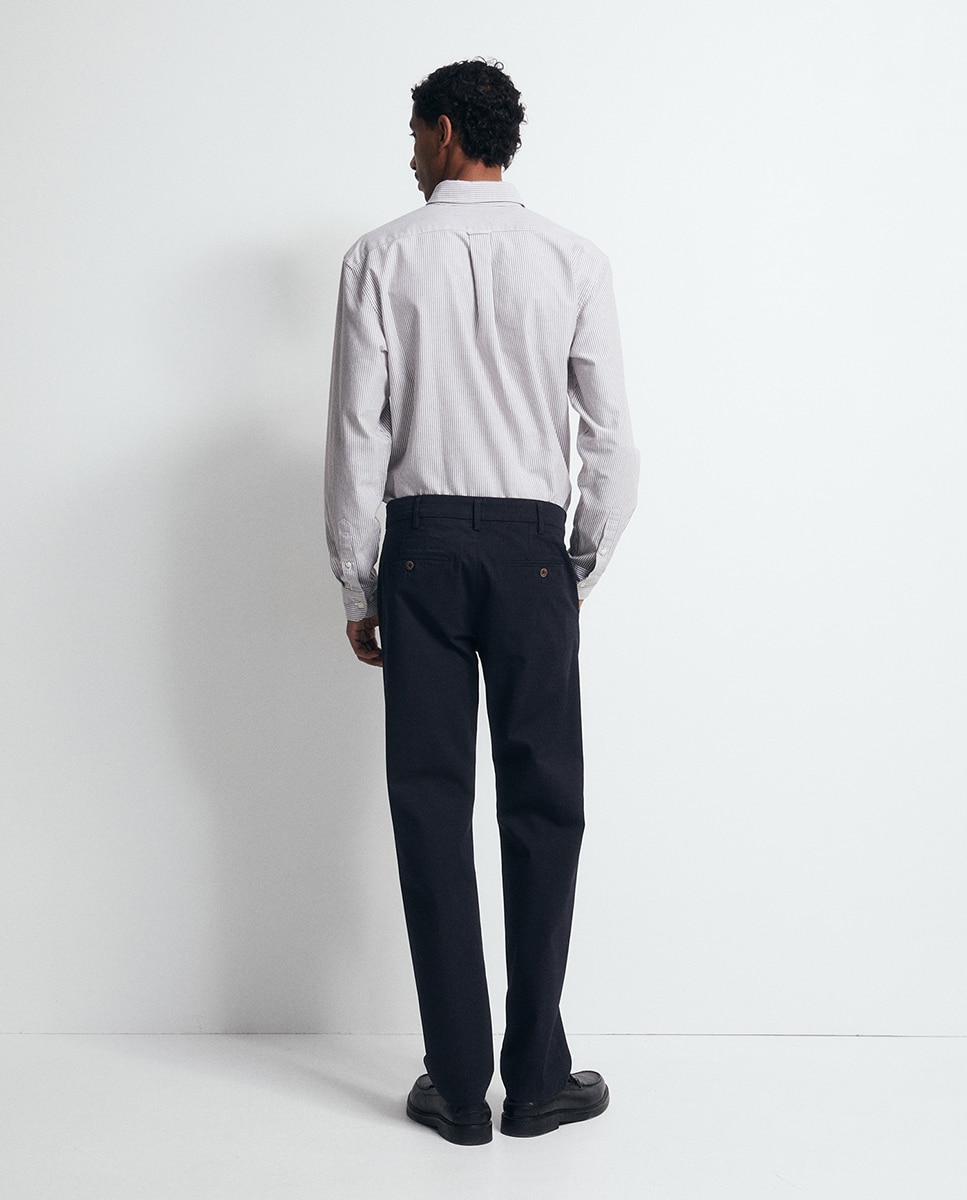 Pantalón chino regular - Sfera - Azul marino Azul marino-4