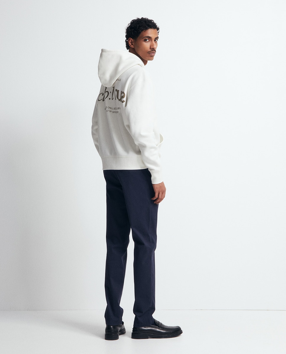 Pantalón chino slim - Sfera - Azul marino Azul marino-4