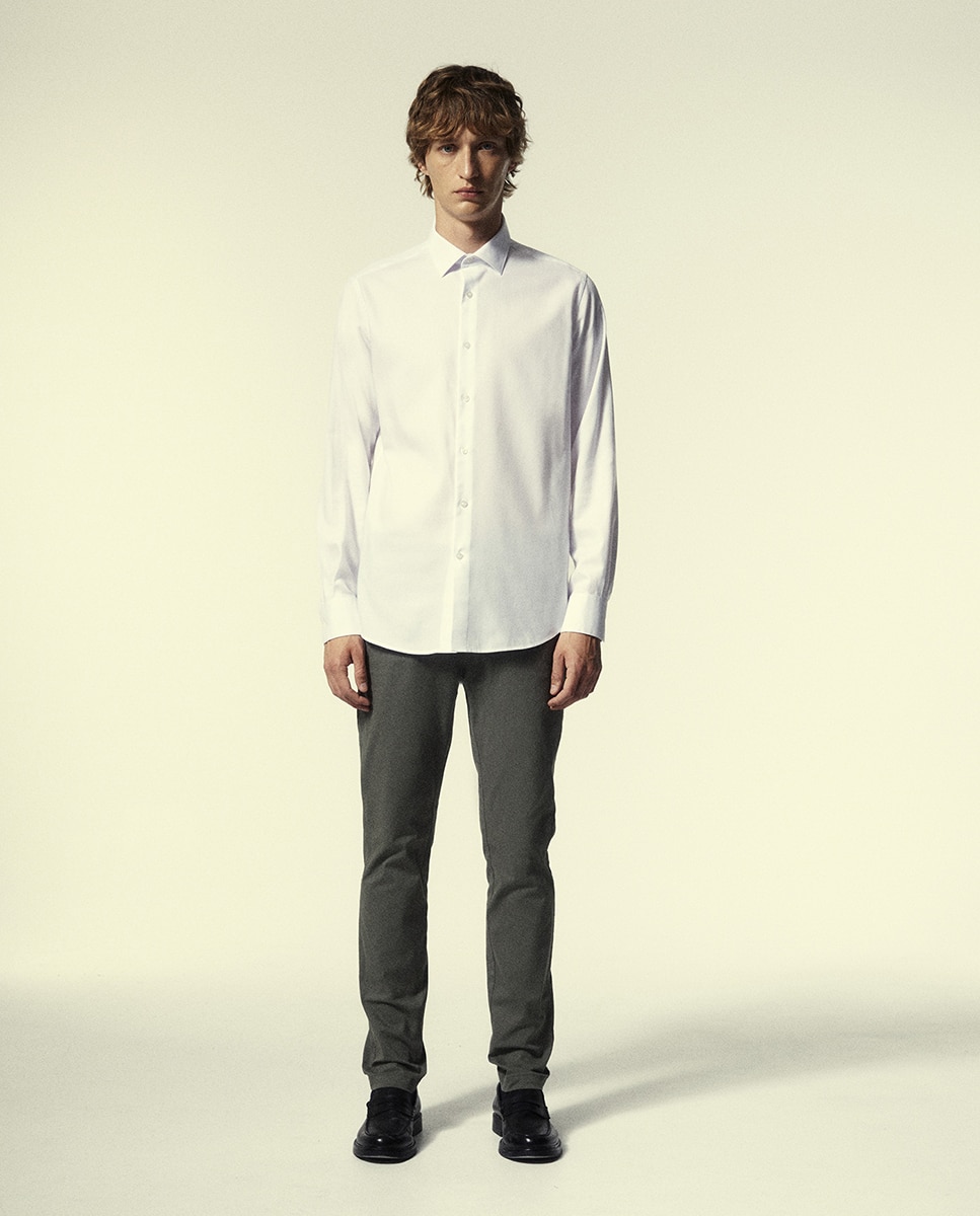 Pantalón chino slim - Sfera - 520 Kaki 520 Kaki-1