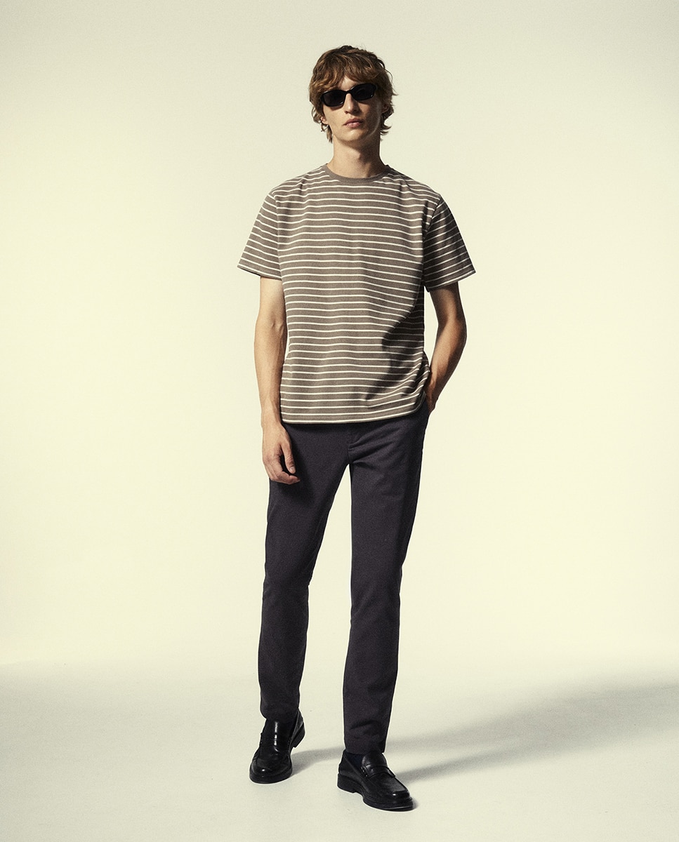 Pantalón chino slim - Sfera - 830 Antracita 830 Antracita-1