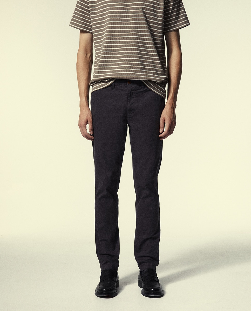 Pantalón chino slim - Sfera - 830 Antracita 830 Antracita-2