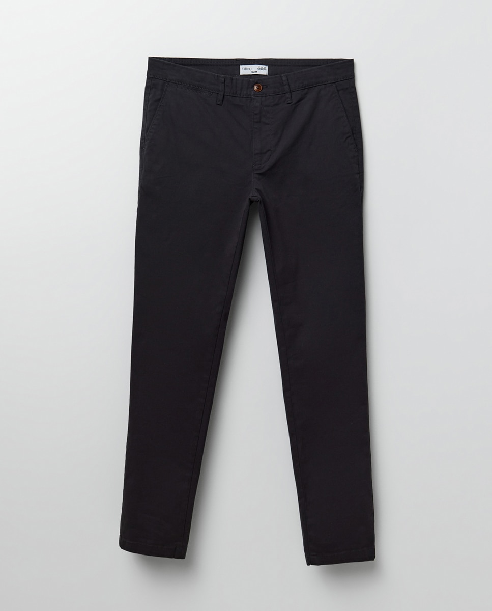 Pantalón chino slim - Sfera - 830 Antracita 830 Antracita-5