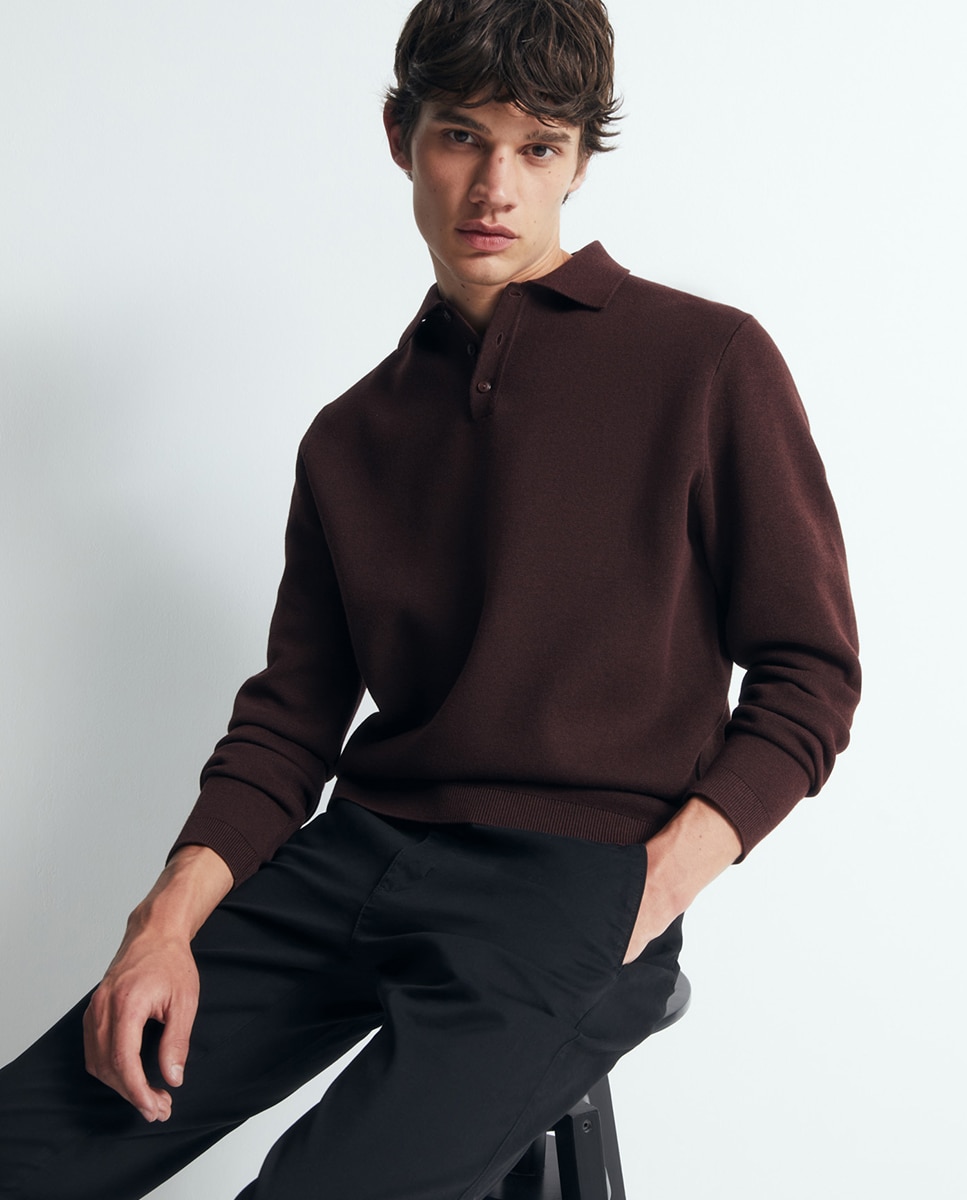Calças Chino Slim Preto-4