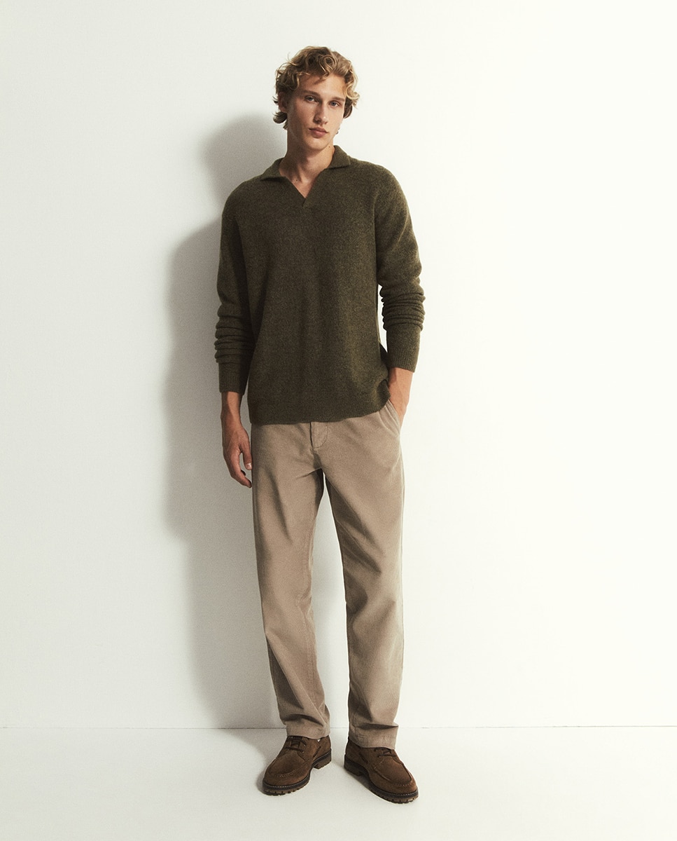 Pantalónes pana cordón - Sfera - 850 Piedra 850 Piedra-1