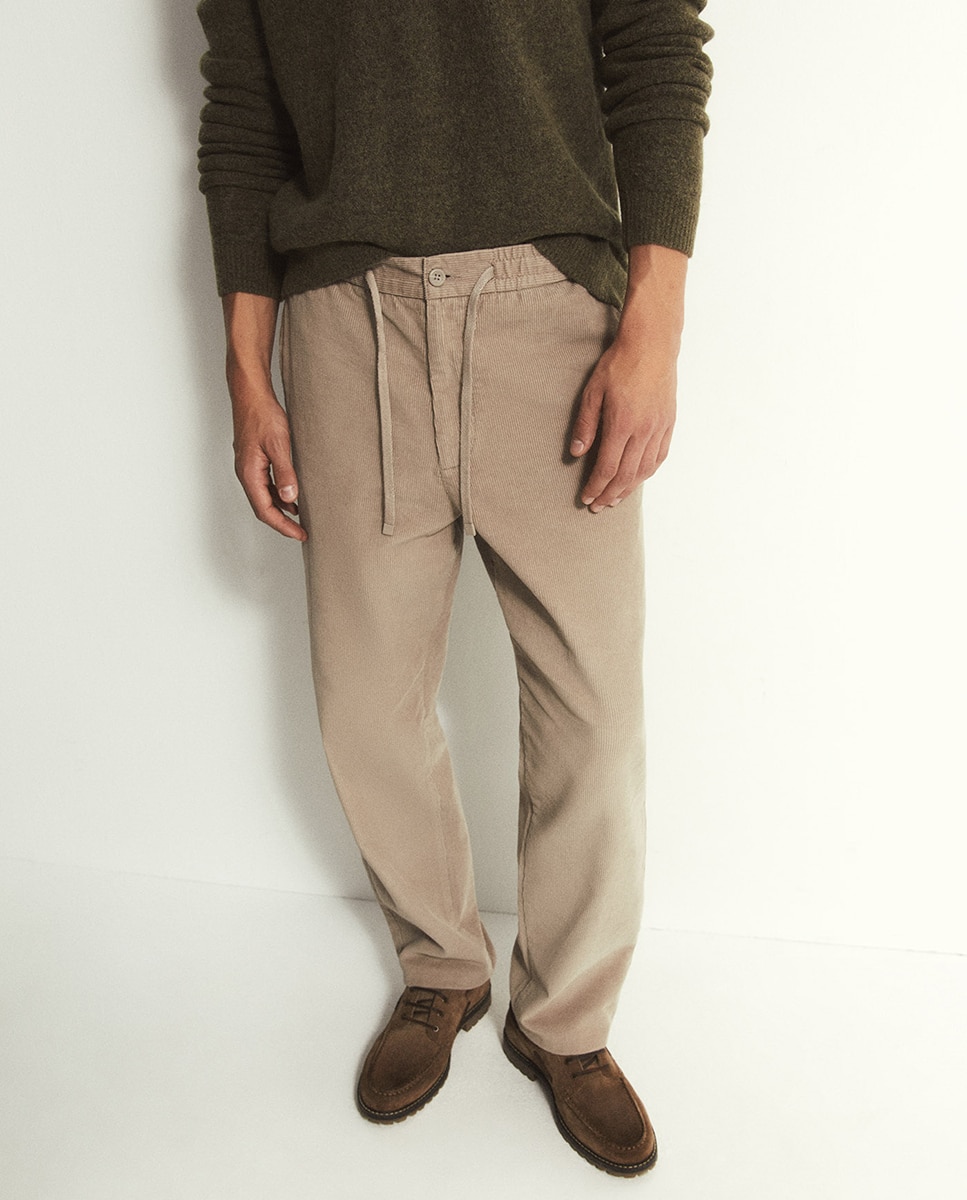 Pantalónes pana cordón - Sfera - 850 Piedra 850 Piedra-2
