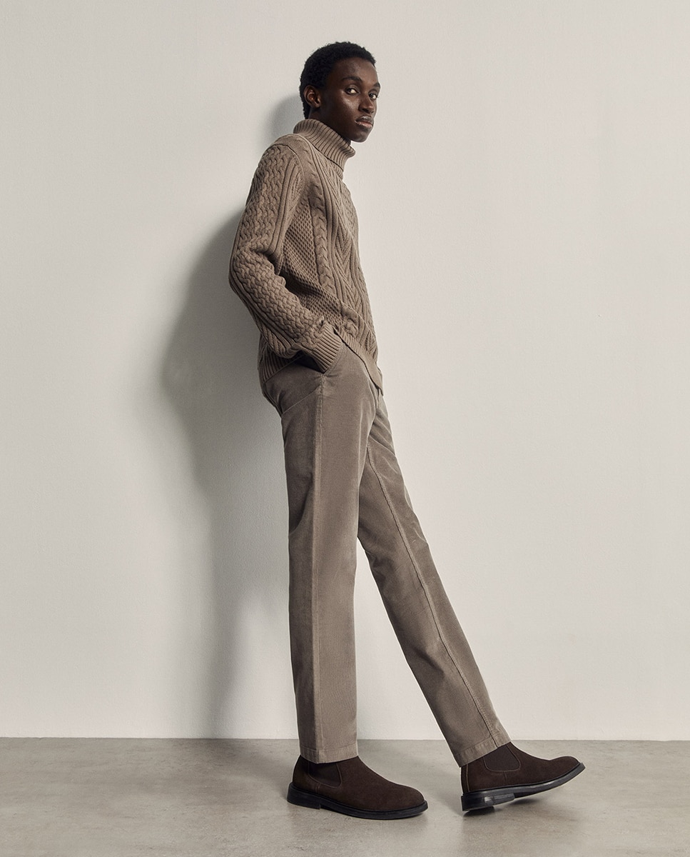 Imagen 2 de Chino pana regular - Sfera - 820 Gris medio 820 Gris medio