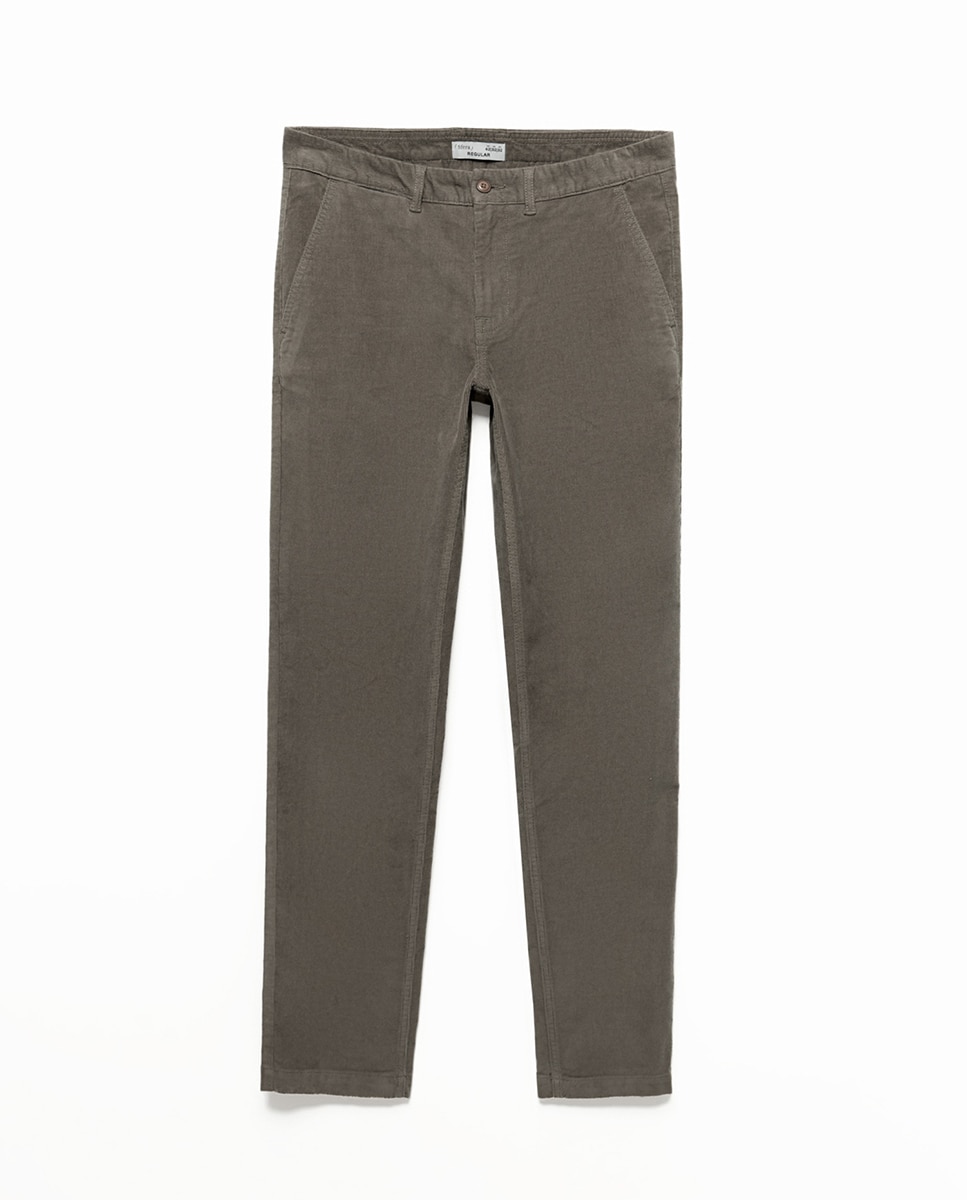 Imagen 5 de Chino pana regular - Sfera - 820 Gris medio 820 Gris medio