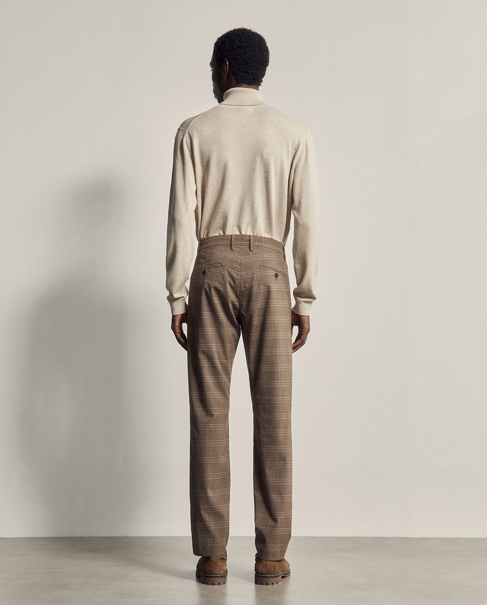Imagen 4 de Pantalón cuadros sin mangaart - Sfera - Marrón Marrón