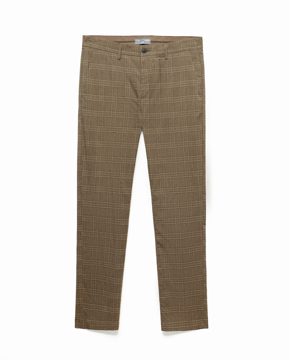 Imagen 5 de Pantalón cuadros sin mangaart - Sfera - Marrón Marrón