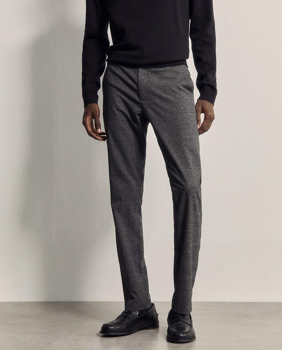 Imagen 3 de Pantalón cuadros sin mangaart - Sfera - 820 Gris medio 820 Gris medio