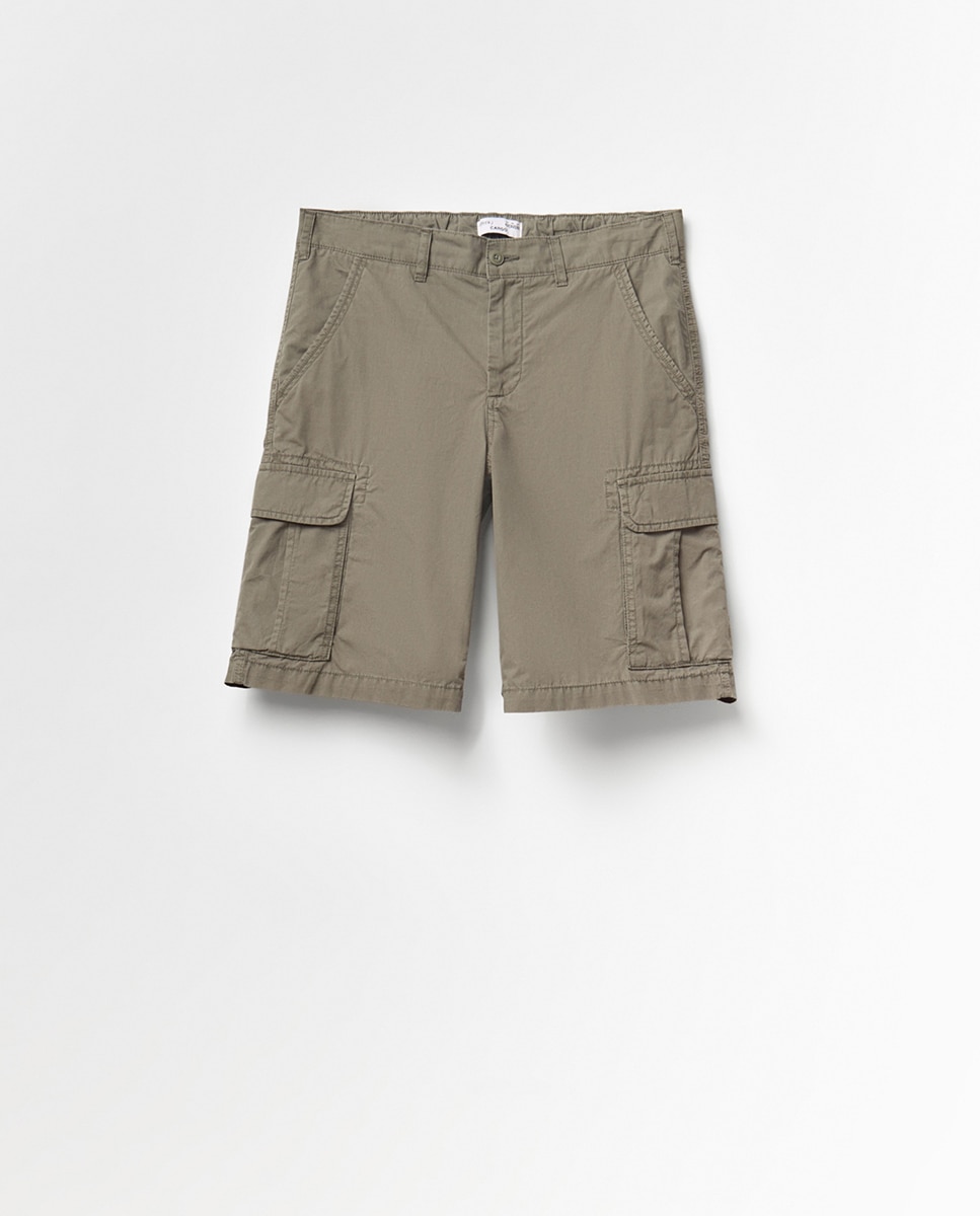 Bermudas Cargo Caqui-6
