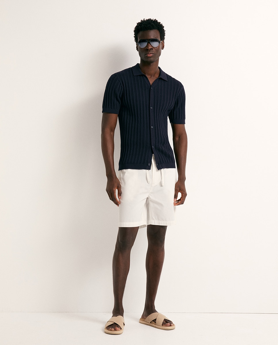 Bermudas de Ganga - Branco Branco-4