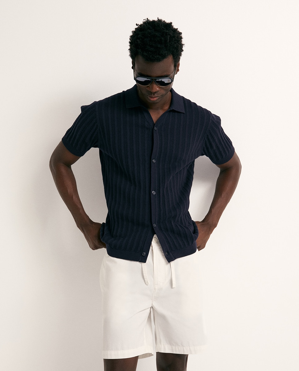 Bermudas de Ganga - Branco Branco-5