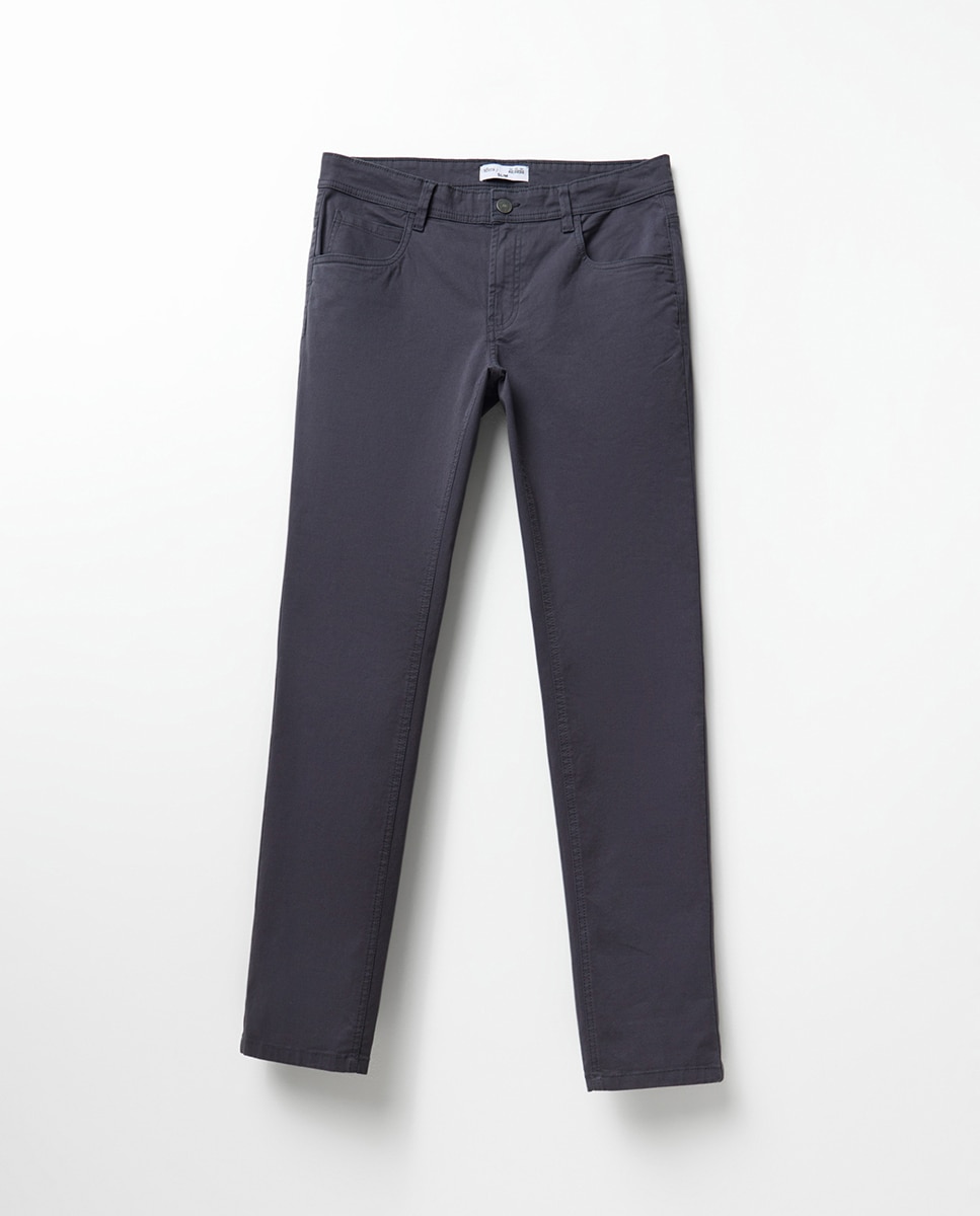 Pantalón 5 bolsillos slim - Sfera - 830 Antracita 830 Antracita-5