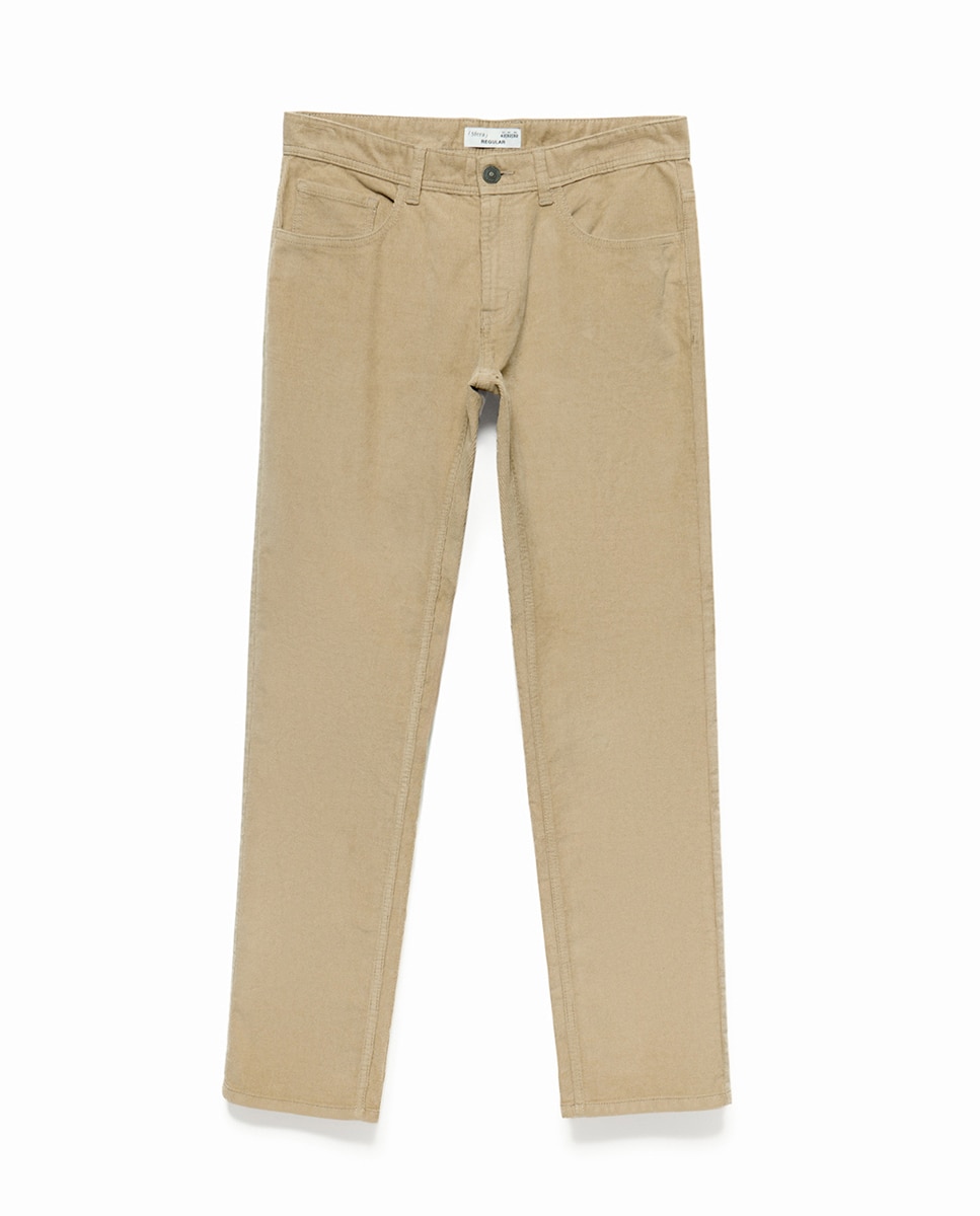 Imagen 5 de Pantalón pana regular - Sfera - Visón claro Visón claro