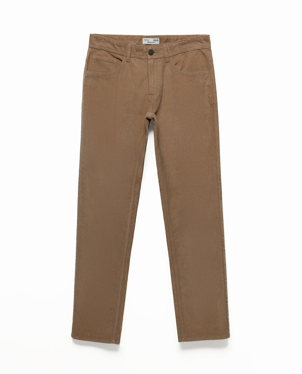 Imagen 6 de Pantalón pana regular - Sfera - 740 Tabaco 740 Tabaco