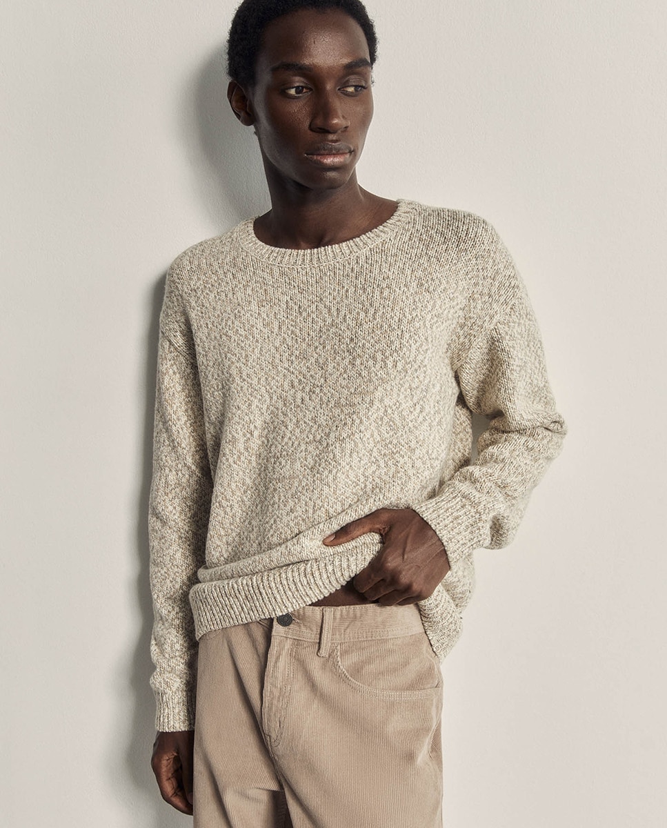 Imagen 3 de Pantalón pana relax - Sfera - Beige Beige